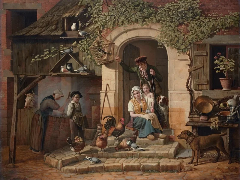 1779-Henry Voordecker - Abitazione del cacciatore